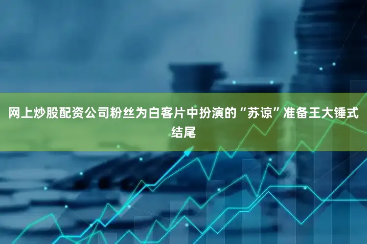 网上炒股配资公司粉丝为白客片中扮演的“苏谅”准备王大锤式结尾